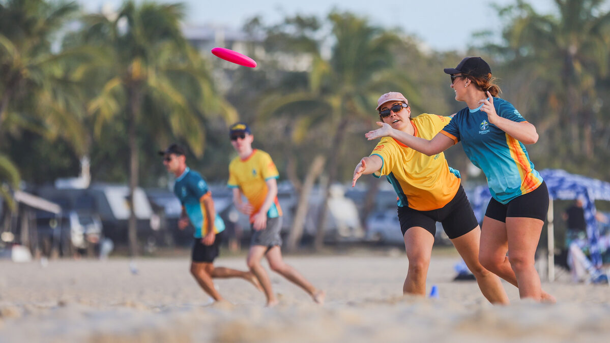 Winter beach league - Cotton Tree sunset